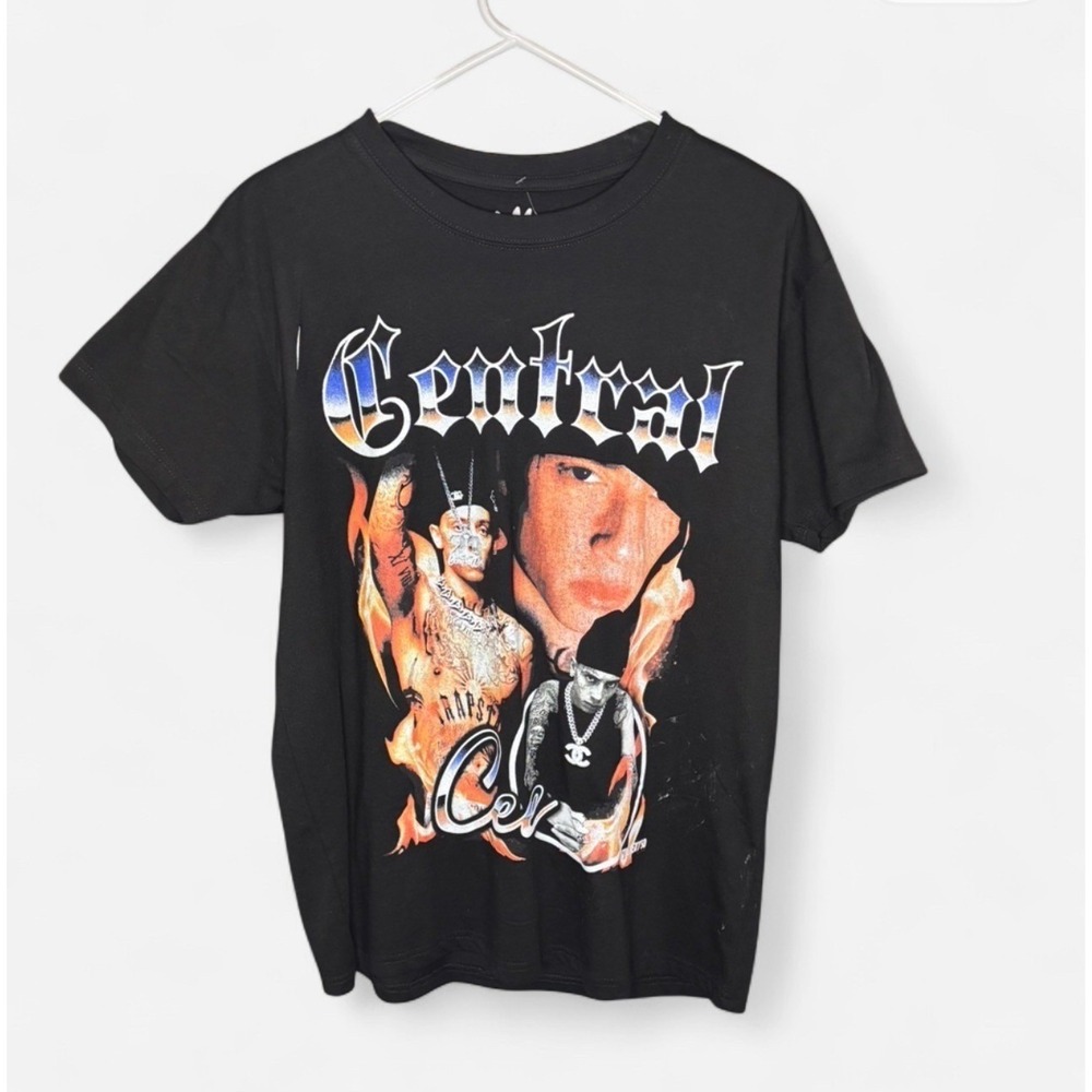 Central Cee T Shirt Mens Large Black Short Sleeve Graphic Tee New Without Tags